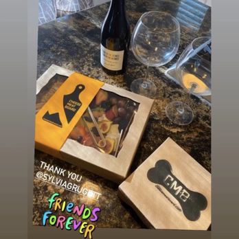 Cheese Meat Board - a bottle of wine and a box of friends forever - Caterers Near Me - Denver, Colorado Cheese Meat Board - a bottle of wine and a box of friends forever - Caterers Near Me - Denver, Colorado