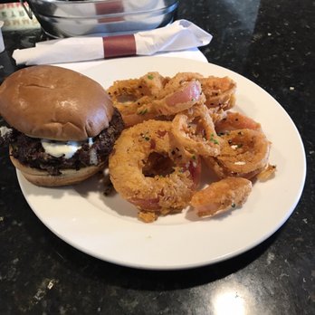 Common Pub - Double cheese with onion rings. - Pubs Near Me - Detroit, Michigan Common Pub - Double cheese with onion rings. - Pubs Near Me - Detroit, Michigan