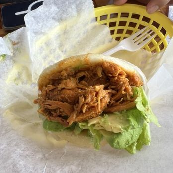 Viva Las Arepas - #2: wood fire chicken shredded = $9.99 - Venezuelan Near Me - Las Vegas, Nevada