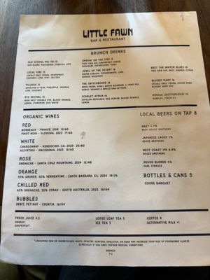 Menu photo 4 Little Fawn Oceanside, CA Menu photo 4 Little Fawn Oceanside, CA