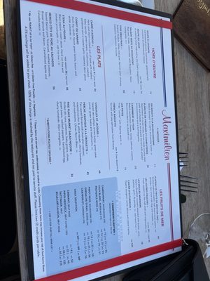 Menu photo 1 Maximilien Seattle, WA