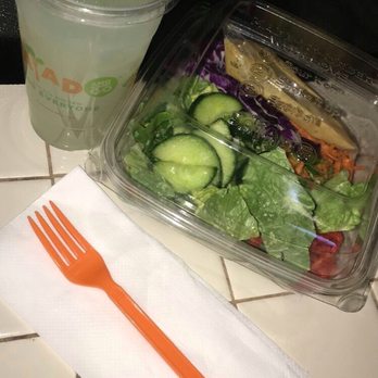 Salad and Go - $7.30 for a Thai salad and large lemonade. Can't beat it. - Salad Near Me - Mesa, Arizona Salad and Go - $7.30 for a Thai salad and large lemonade. Can't beat it. - Salad Near Me - Mesa, Arizona