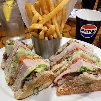 Noh'O Cafe - Club turkey, bacon, avocados, cheese sandwich & fries - American Near Me - Coarsegold, California Noh'O Cafe - Club turkey, bacon, avocados, cheese sandwich & fries - American Near Me - Coarsegold, California