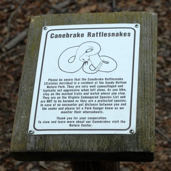 Sandy Bottom Nature Park - Rattlesnake warning - Parks Near Me - Hampton, Virginia Sandy Bottom Nature Park - Rattlesnake warning - Parks Near Me - Hampton, Virginia