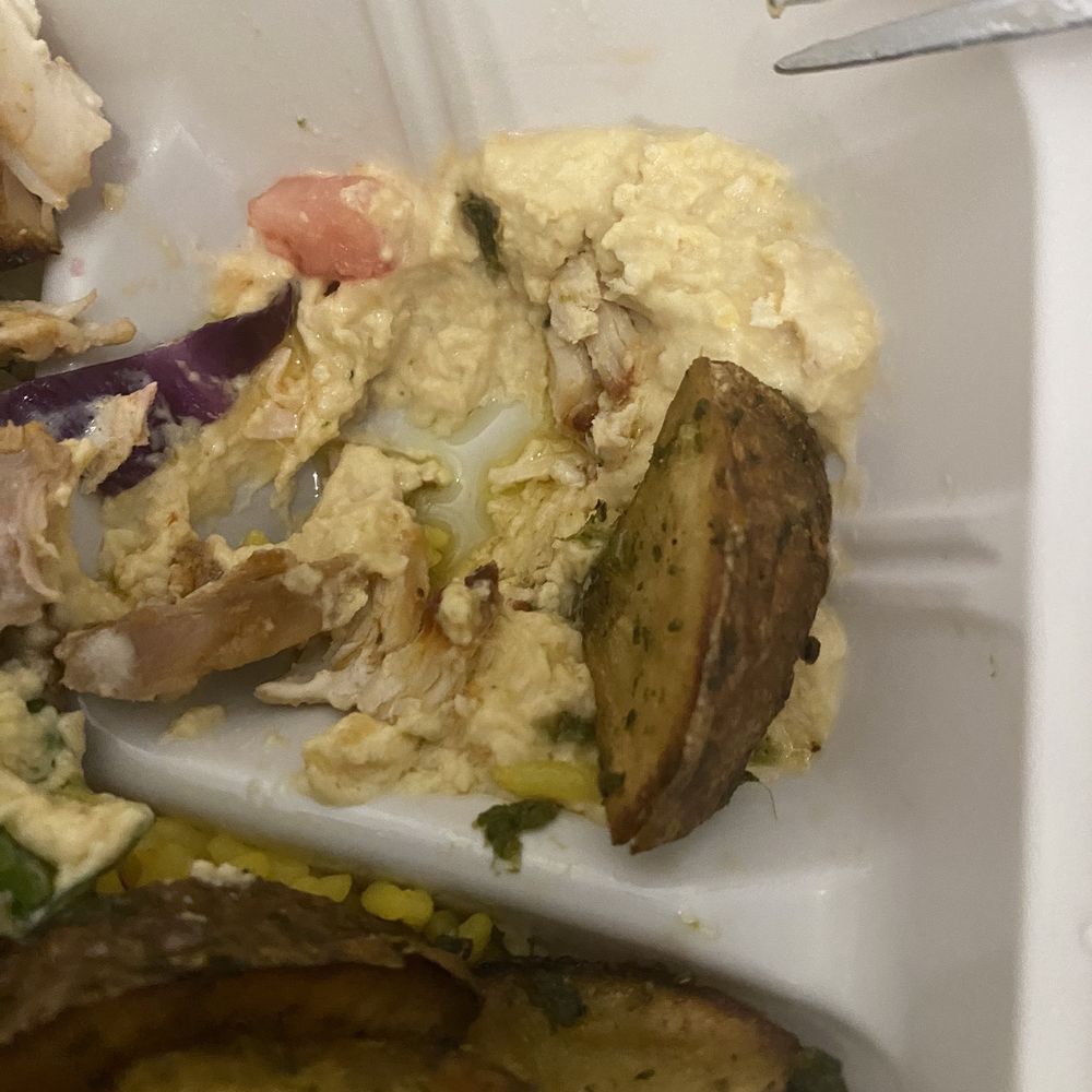 Shawarma Spot - a plate of food and a fork - Mediterranean Near Me - Oshawa, Ontario
