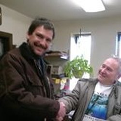 Steve's Alignment & Brake - Passing on the business  Roger & Steve 2015