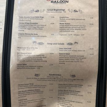 Three Fingered Jacks Saloon & Cafe - menu - American Near Me - Winthrop, Washington Three Fingered Jacks Saloon & Cafe - menu - American Near Me - Winthrop, Washington