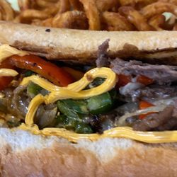 Super Burgers of Magnolia - Philly Cheese Steak MEAL
*** make it spicy ***