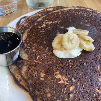 True Food Kitchen - Banana pancakes - New American Near Me - Alpharetta, Georgia True Food Kitchen - Banana pancakes - New American Near Me - Alpharetta, Georgia