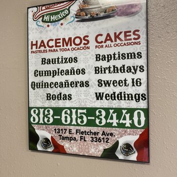 Pasteleria Mi Mexico - Very nice place - Bakeries Near Me - Tampa, Florida Pasteleria Mi Mexico - Very nice place - Bakeries Near Me - Tampa, Florida