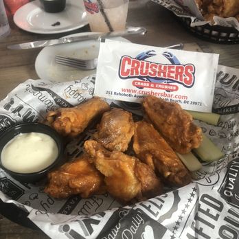 Crushers Crabs & Crushes - Hot wings - YUMMY!! - Seafood Near Me - Rehoboth Beach, Delaware Crushers Crabs & Crushes - Hot wings - YUMMY!! - Seafood Near Me - Rehoboth Beach, Delaware