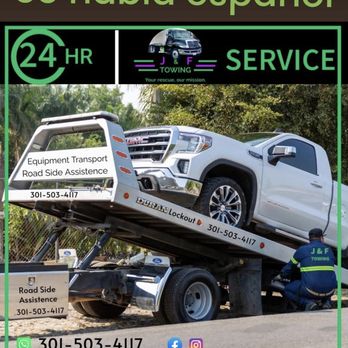 J & F Towing - 301-503-4117 English o español - Towing Near Me - Silver Spring, Maryland