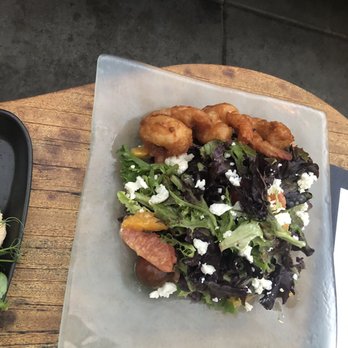 Hideout - Green salad with Tempura Shrimp. #delicious - Bars Near Me - Honolulu, Hawaii Hideout - Green salad with Tempura Shrimp. #delicious - Bars Near Me - Honolulu, Hawaii
