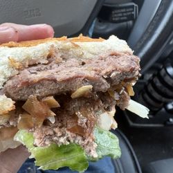 In-N-Out Burger - Half the top bun disappeared after the second bite.