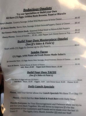 Menu photo 8 JJ's Cafe Rockport, TX Menu photo 8 JJ's Cafe Rockport, TX