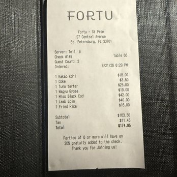 Fortu - Japanese Near Me - St. Petersburg, Florida Fortu - Japanese Near Me - St. Petersburg, Florida