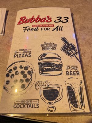 Menu photo 3 Bubba's 33 Albuquerque, NM