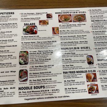 Champa Garden - Menu - Thai Near Me - Redding, California