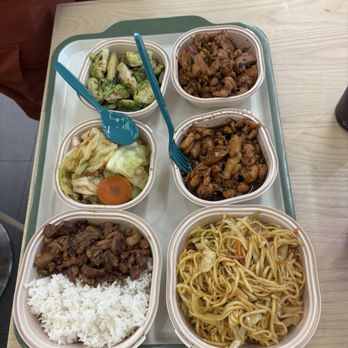 Tigawok - brussels sprouts, cabbage, cola chicken, chow mien, wagyu pork rice - Chinese Near Me - Burbank, California Tigawok - brussels sprouts, cabbage, cola chicken, chow mien, wagyu pork rice - Chinese Near Me - Burbank, California