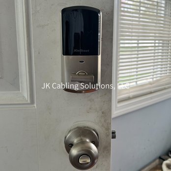 JK Cabling Solutions - Residential Smart Lock Door Installation - IT Services & Computer Repair Near Me