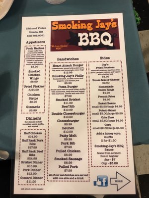 Menu photo 4 Smoking Jay's BBQ Omaha, NE Menu photo 4 Smoking Jay's BBQ Omaha, NE