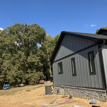 Seamless Solutions - Roof Installation, Fascia Metal and 6" Gutter Installation on a new build in Limestone,TN - Gutter Services Near Me - Afton, Tennessee Seamless Solutions - Roof Installation, Fascia Metal and 6" Gutter Installation on a new build in Limestone,TN - Gutter Services Near Me - Afton, Tennessee