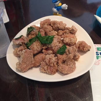 Cafe 101 - Fried Chicken Nuggets with Fried Basil - Chinese Near Me - Houston, Texas Cafe 101 - Fried Chicken Nuggets with Fried Basil - Chinese Near Me - Houston, Texas