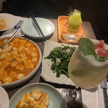 Uluh - Crab Tofu, Sauteed Pea Shoot w. Garlic - Tea Rooms Near Me - New York, New York Uluh - Crab Tofu, Sauteed Pea Shoot w. Garlic - Tea Rooms Near Me - New York, New York