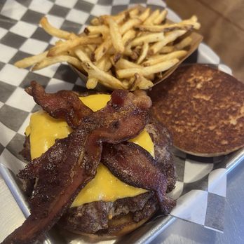 Buns Over Texas - Buns Double add bacon - Fast Food Near Me - Amarillo, Texas Buns Over Texas - Buns Double add bacon - Fast Food Near Me - Amarillo, Texas