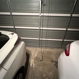 Part of my garage issues; which he fixed! Part of my garage issues; which he fixed!