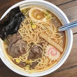 Beef Ramen with Shoyu Soup. Delicious! Beef Ramen with Shoyu Soup. Delicious!