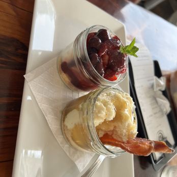 Freshwater Tavern - Cheesecake duo, to die for. - New American Near Me - Gladstone, Michigan Freshwater Tavern - Cheesecake duo, to die for. - New American Near Me - Gladstone, Michigan