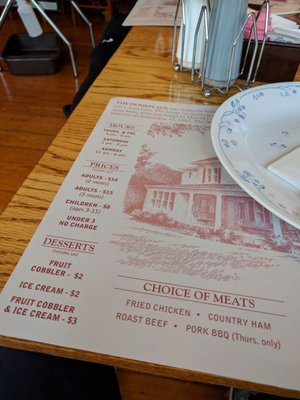 Menu photo 4 The Homeplace Catawba, VA Menu photo 4 The Homeplace Catawba, VA