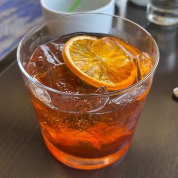 The Berkeley Boathouse - Black Manhattan. - Seafood Near Me - Berkeley, California