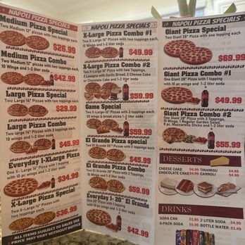 Napoli Pizza - Flyer menu - Pizza Near Me - Oceanside, California Napoli Pizza - Flyer menu - Pizza Near Me - Oceanside, California