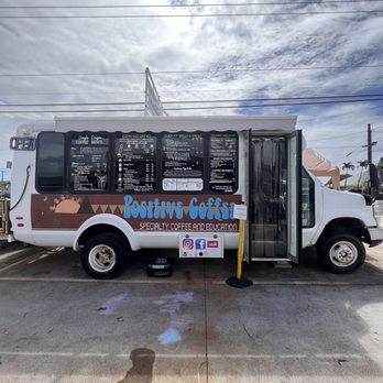 Positive Coffee - a bus parked in a parking lot - Coffee & Tea Near Me - Kapaa, Hawaii Positive Coffee - a bus parked in a parking lot - Coffee & Tea Near Me - Kapaa, Hawaii