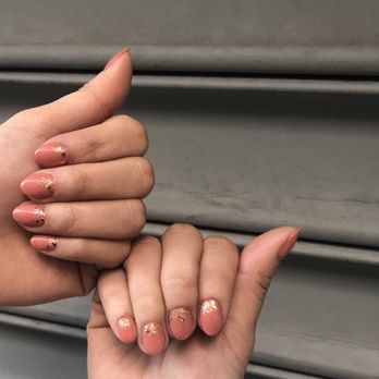 Nail & Stuff - Pink sparkly nails on both hands - Nail Salons Near Me - New York, New York Nail & Stuff - Pink sparkly nails on both hands - Nail Salons Near Me - New York, New York