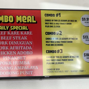 Kabayan - Menu - Filipino Near Me - Folsom, California