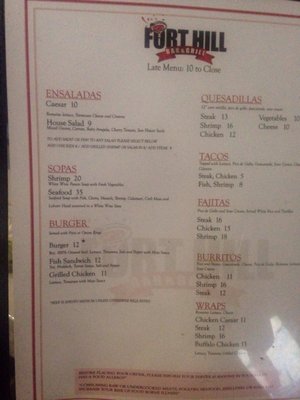 Menu photo 4 Fort Hill Bar & Grill Boston, MA