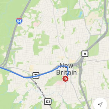Criollisimo Sandwich Shop - Map showing major central state thoroughfares that surround the sandwich shop (red Yelp logo). - Sandwiches Near Me - New Britain, Connecticut Criollisimo Sandwich Shop - Map showing major central state thoroughfares that surround the sandwich shop (red Yelp logo). - Sandwiches Near Me - New Britain, Connecticut