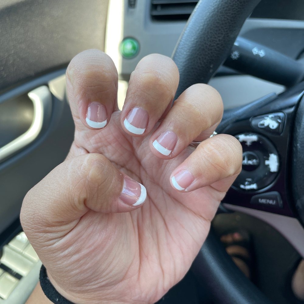 Classic French manicure Classic French manicure