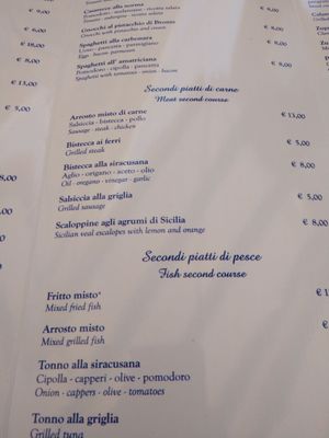 Menu photo 6 L'isoletta Siracusa, SR