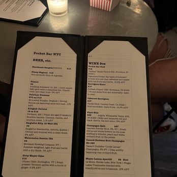 POCKET BAR NYC - Updated February 2026 - 133 Photos & 343 Reviews - 455