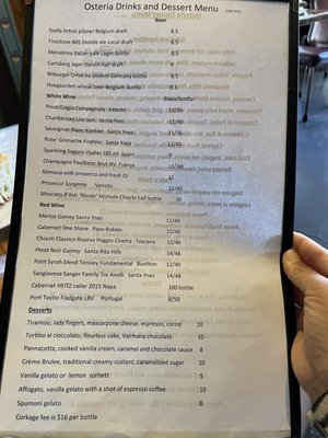 Menu photo 6 Osteria Grappolo Solvang, CA Menu photo 6 Osteria Grappolo Solvang, CA