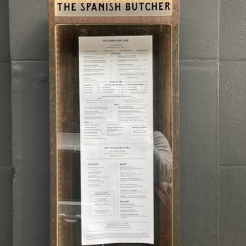 The Spanish Butcher - Menu - Mediterranean Near Me - Glasgow, GLG The Spanish Butcher - Menu - Mediterranean Near Me - Glasgow, GLG