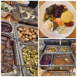 Süllbergterrassen - Das Bistro - Brunch am 08. März 2026: Warme Speisen, Rinderroulade super lecker