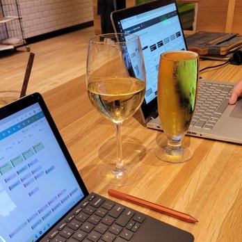 True Food Kitchen - White wine and beer. Working remote at the bar. - New American Near Me - Hackensack, New Jersey True Food Kitchen - White wine and beer. Working remote at the bar. - New American Near Me - Hackensack, New Jersey
