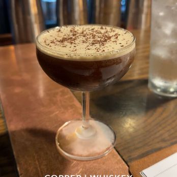 Copper Whiskey Bar & Grill - Nitro espresso martini - Steakhouses Near Me - Bozeman, Montana Copper Whiskey Bar & Grill - Nitro espresso martini - Steakhouses Near Me - Bozeman, Montana