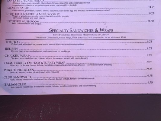Menu photo 3 The Ritz Arnolds Park, IA