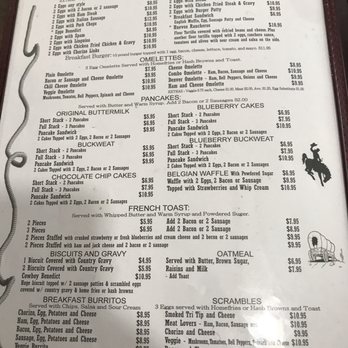 Cowboy's Cafe - Breakfast menu - Breakfast & Brunch Near Me - Minden, Nevada Cowboy's Cafe - Breakfast menu - Breakfast & Brunch Near Me - Minden, Nevada